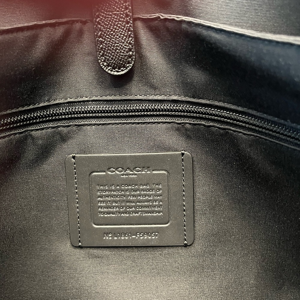 Coach Metropolitan Saffiano Leather Briefcase - Picture 9 of 10